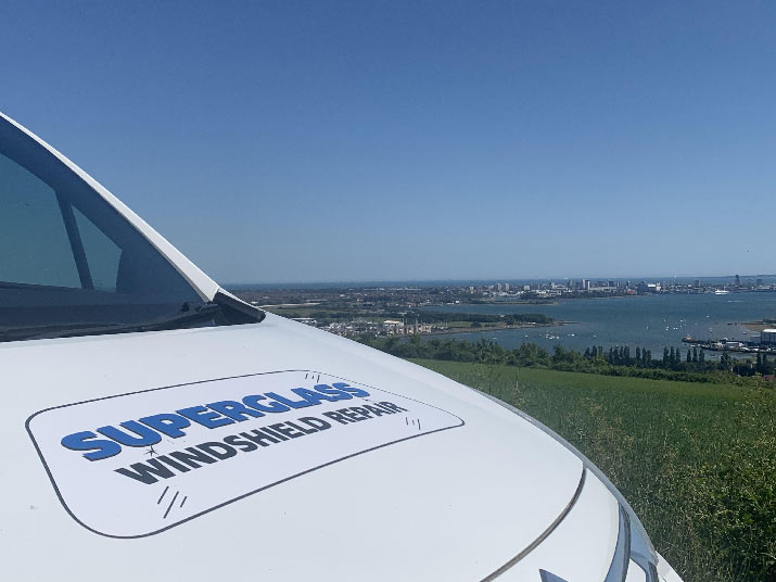 Windscreen repair in Portsmouth and surrounding areas by the professional - SuperGlass